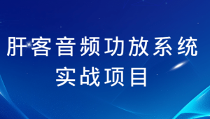 肝客音频功放系统实战项目