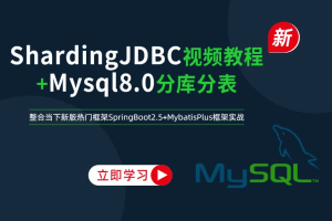 新版架构师系列-ShardingJDBC分库分表mysql数据库实战